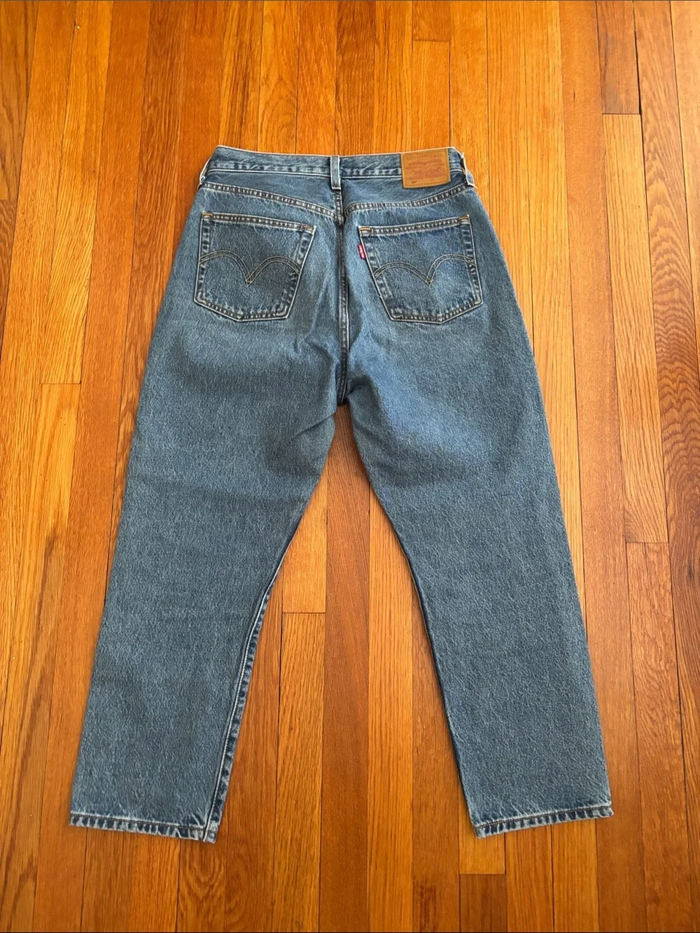 Levi's Straight Leg Blue Denim Jeans